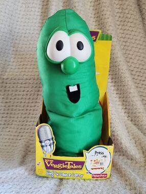New Vintage Y2k Veggie Tales Fisher Price Sing N Dance Larry Toy 2000s